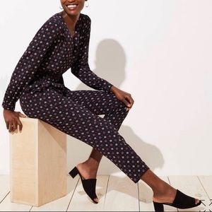 Loft Wrap Bejeweled Jumpsuit